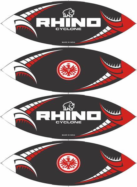 RHINO Cyclone XV Training Ball "Eintracht Schwarz", Größe 5