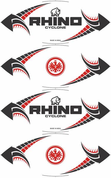 RHINO Cyclone XV Training Ball "Eintracht Weiß", Größe 4